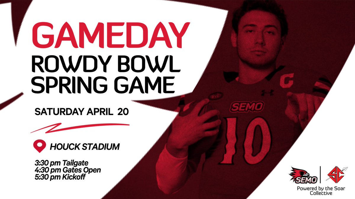 SEMOfootball's tweet photo. You read that right...its GAMEDAY 🏈😤

🎟️ https://t.co/0CYJFj27Fe

#FeelinRowdy https://t.co/lD7MlcPc6r