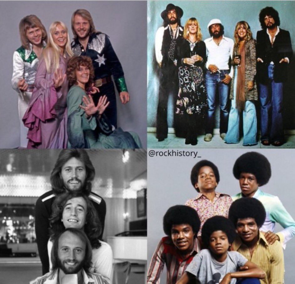 Wich band do you prefer to see live? 👇🏻

- ABBA
- Fleetwood Mac
- Bee Gees 
- The Jackson 5