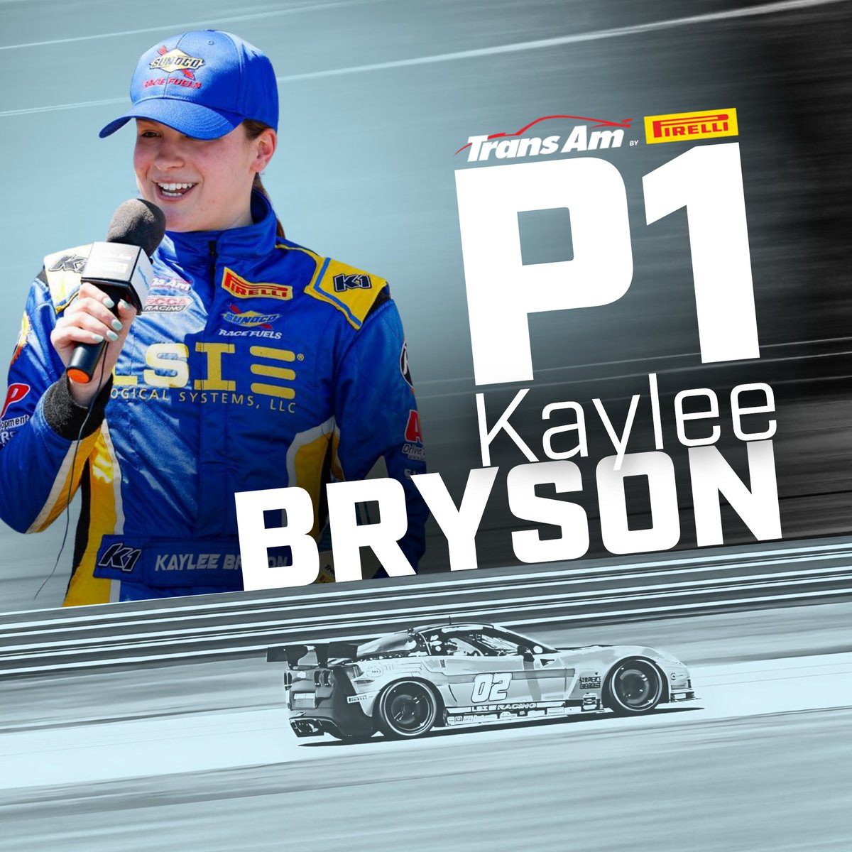 Congratulations to Kaylee Bryson for your Trans Am win at NOLA Motorsports Park ! Good luck at the USAC Silver Crown in Toledo!! #transam | #speedtour | #womeninmotorsportsna | #usacsilvercrownseries | #pirelli
