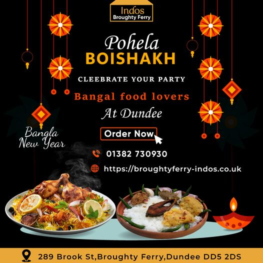 📷📷 Bangla Shubho Noboborsho! Happy Pohela Boishakh from all of us at Indos! 
📷 Reserve your table: 01382 730930 📷
#dundeecity #broughtyferry #indianfood #indianfooduk #indianrestaurant #bangladeshifood