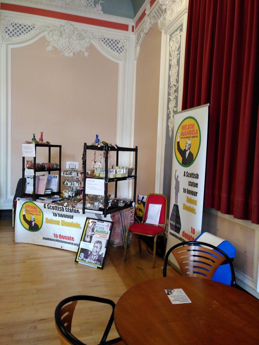 Our stall promoting ACTSA Scotland & NMSMF is at the STUC in Dundee until Wed. afternoon. Crafts from community groups in Southern Africa, and info. about ACTSAS and progress with the Mandela statue project. The newly published Mandela/Tambo lecture of Dec. 2023 is on sale here.