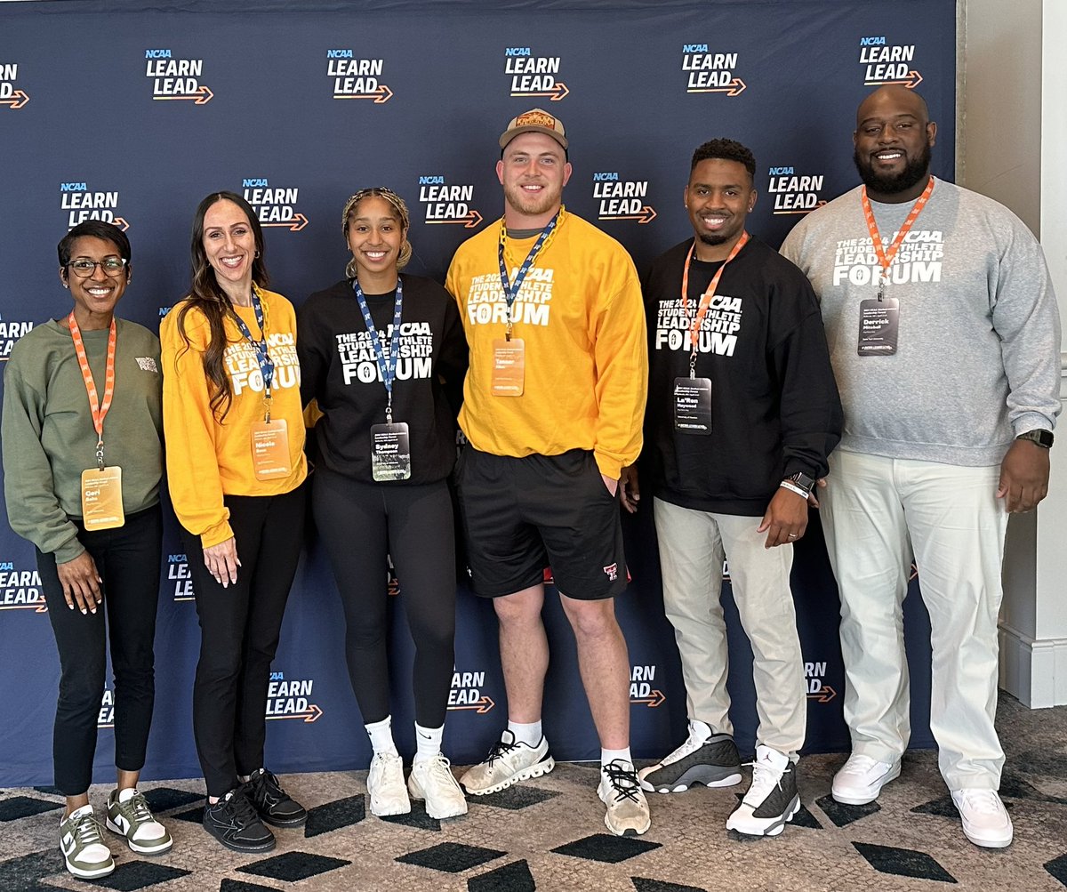 Shoutout to the Big 12 student-athletes who were selected to attend the @NCAA Student-Athlete Leadership Forum in Bethesda, Maryland, last weekend. ✅ Cori Pinkerton @BaylorAthletics ✅ Dr. Nicole Been @Big12Conference ✅ Sydney Thompson @OU_Volleyball ✅ Tanner Allen…