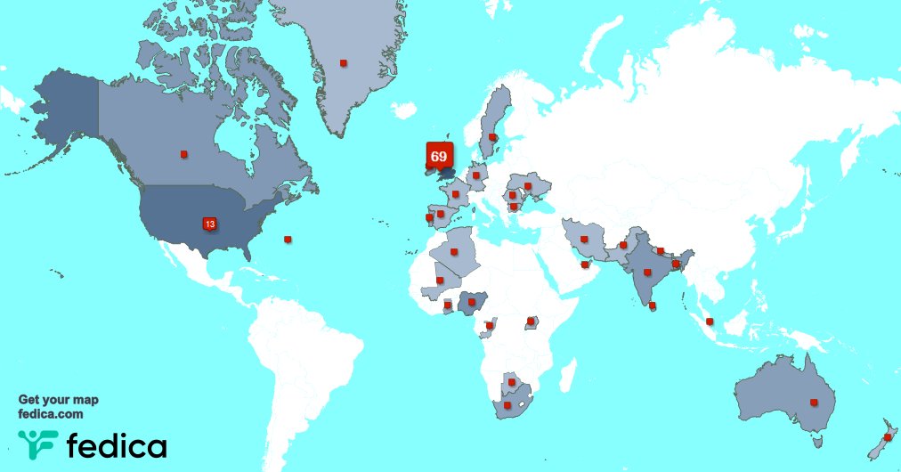 Special thank you to my 2 new followers from UK. last week. fedica.com/!charlie_cafc