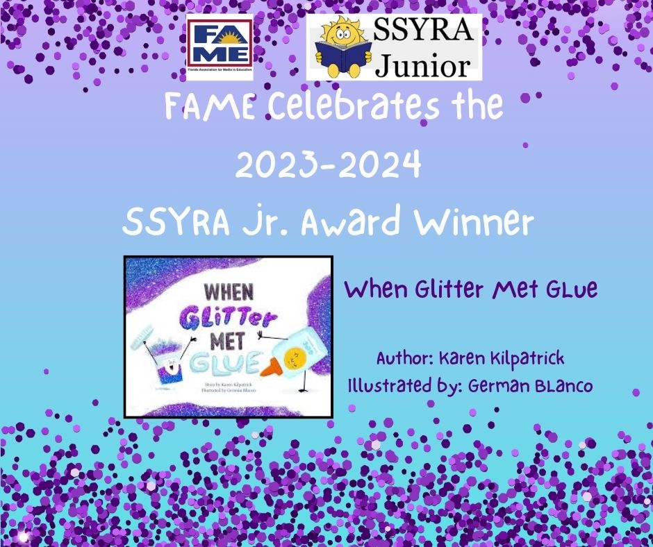 Last, but certainly not least, we want to wish a huge Congratulations to 'When Glitter Met Glue' for being voted as the winner of SSYRA Jr! Thank you again to all our students around the state for casting your votes for the top books of the year!
