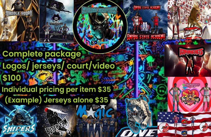 OIAM ER SAVAGE™️ (@ersavage3) on Twitter photo Need work done? Want fresh jerseys, logos courts and more hit me up and let’s get to making your team the baddest team in you league!! Need work done? Want fresh jerseys, logos courts and more hit me up and let’s get to making your team the baddest team in you league!!