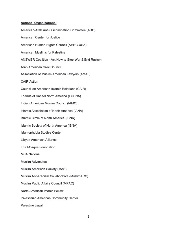 CAIRNational's tweet photo. Below, you can read the full joint statement issued by 60 Muslim, Arab, Palestinian and allied groups condemning the @ADL and @JGreenblattADL for their ongoing and escalating campaign to dehumanize Palestinians and endanger Americans who support their human rights. https://t.co/nxrxEazFMB