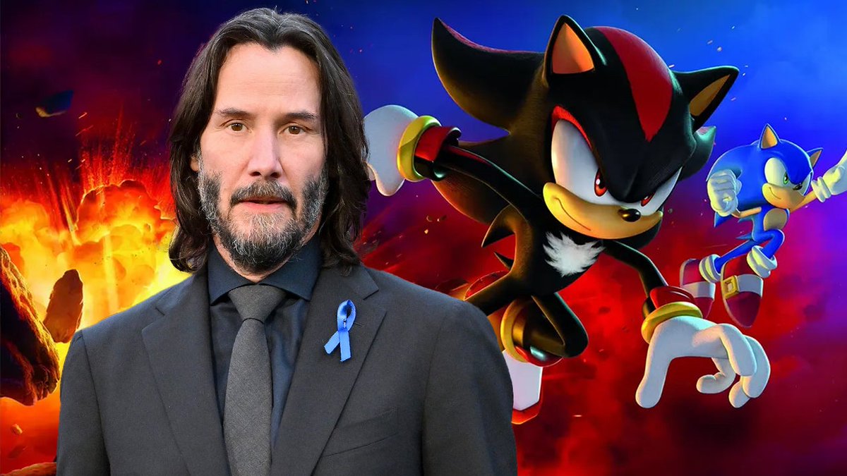 Keanu Reeves will reportedly be voicing Shadow in Sonic the Hedgehog 3. bit.ly/4aLSpwS
