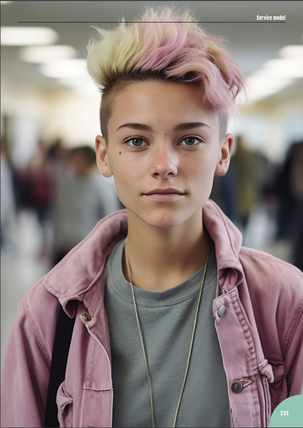 This is your dystopian future: photos of AI-generated people being used to put a "human" face on a report recommending denying medical care to real people