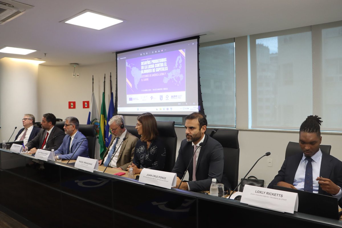 Los días 9 y 10 de abril, se celebró en la ciudad de Río de Janeiro, Brasil; la conferencia internacional sobre los 'Desafíos probatorios en la lucha contra el lavado de activos: lecciones desde América Latina y el Caribe”. @globalamlcft Leer más: gafilat.org/index.php/es/n…