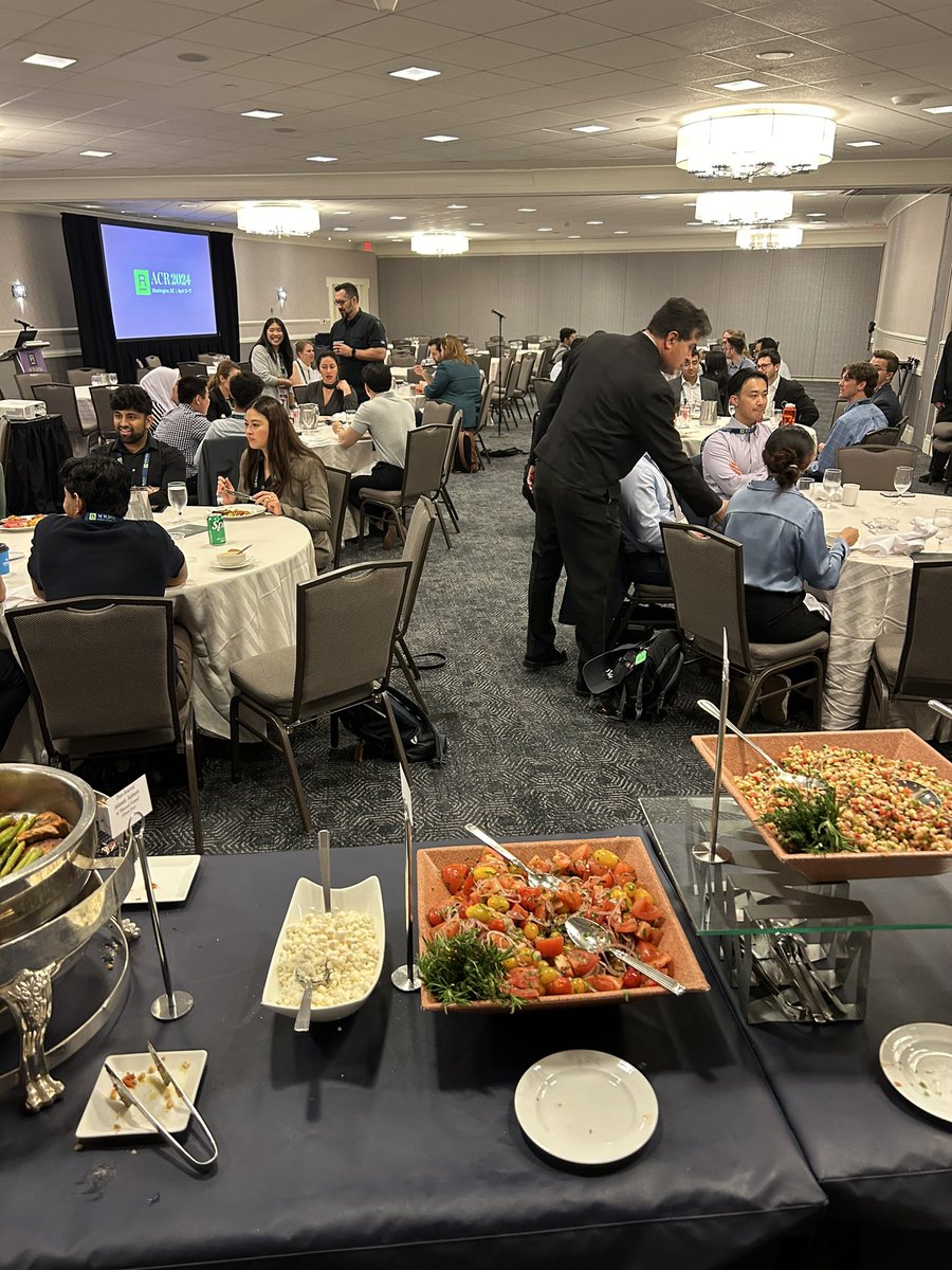 DO_Radiology's tweet photo. Incredible turnout at the @ACRRFS & MSS luncheon! #MedStudents #futureradres #ACR2024 #FocusedForwardTogether https://t.co/V7vE2AfDYH