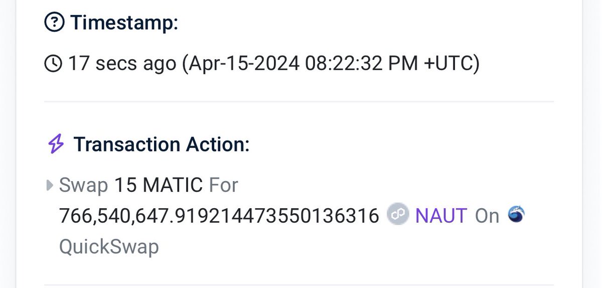 As promised. 0xce1b6bfbf1a8c8916ca0ec1a160eb01e272f6ea10de2ba78a4b9ad026b0e631d

Looking forward to doing this again in the future. Buy $NAUT. Hold $NAUT. Get $MATIC. REPEAT. <a href="/HempMillionaire/">brady.xlm</a> <a href="/NautRewards/">Naut</a>