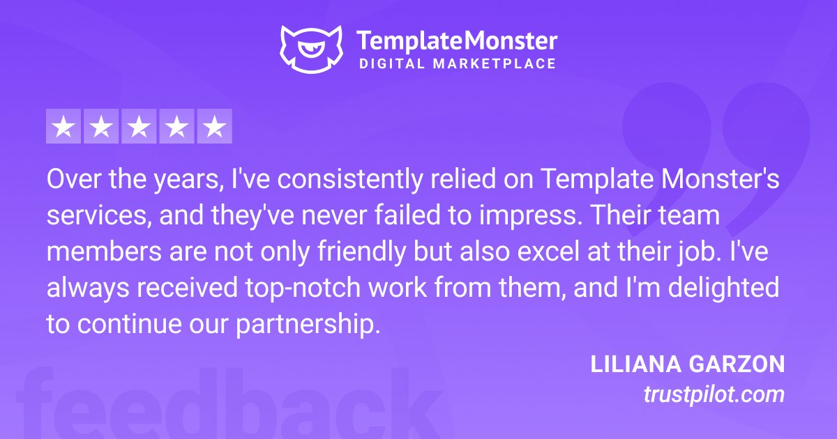 Find out what customers say about TemplateMonster on Trustpilot >> cutt.ly/kRK1mda #TrustpilotTM #testimonials