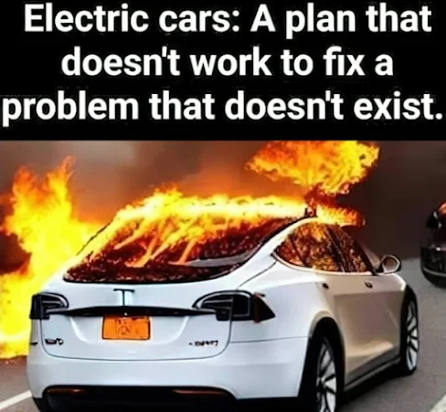 Electric cars: Plan that doesnt work to fix a problem that doesnt exist
#EV #greendeal #sähköauto #vihreäsiirtymä