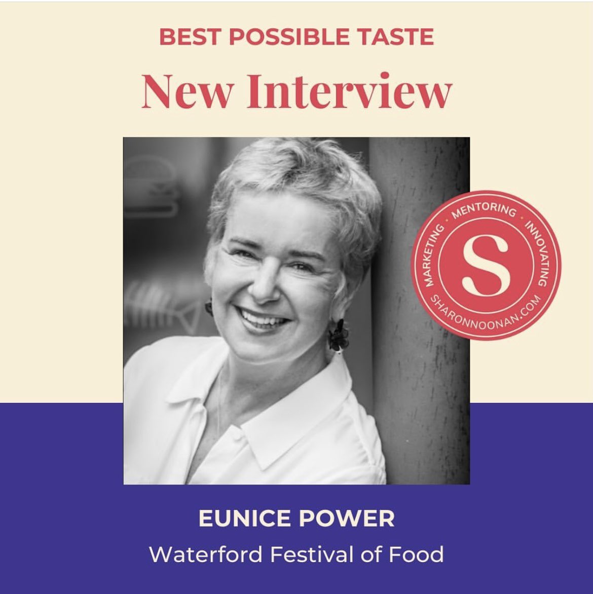The Irish Food Writing Awards🇺🇦🇵🇸 (@irish_writing) on Twitter photo With <a href="/WdFoodFestival/">Waterford Festival of Food</a> taking place this weekend; a timely interview on Best Possible Taste; <a href="/queenoforg/">Sharon Noonan</a> with <a href="/eunicepower/">Eunice Power</a> on this wonderful festival; so important for food producers, #restaurants and local people in #Waterford #irishpodcast #foodpodcast sharonnoonan.com/eunice-power/ With <a href="/WdFoodFestival/">Waterford Festival of Food</a> taking place this weekend; a timely interview on Best Possible Taste; <a href="/queenoforg/">Sharon Noonan</a> with <a href="/eunicepower/">Eunice Power</a> on this wonderful festival; so important for food producers, #restaurants and local people in #Waterford #irishpodcast #foodpodcast sharonnoonan.com/eunice-power/