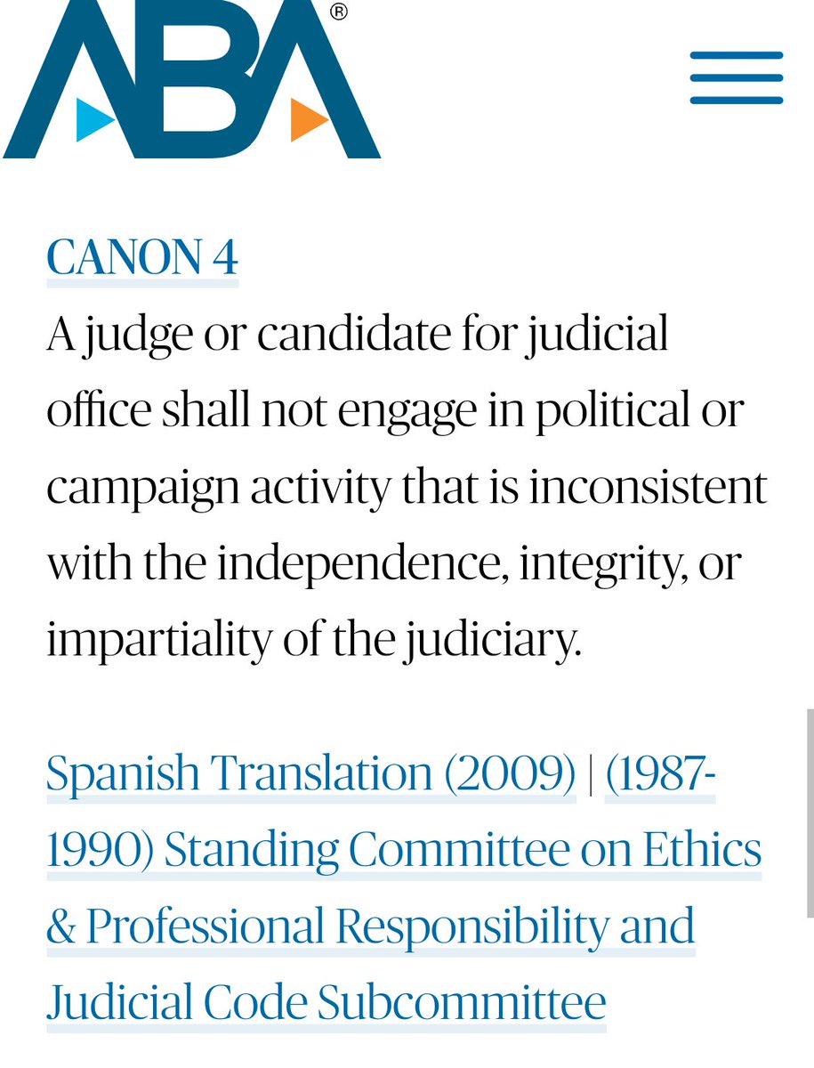 @Bubblebathgirl @CollinRugg Judges Merchan & Engoron appear to be in clear violation of the canons of judicial ethics and therefore should be disbarred.