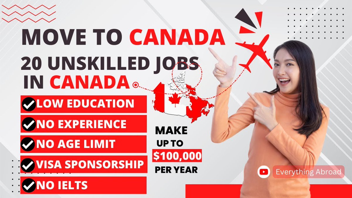 Unlock Your Canadian Dream: Visa-Sponsored Jobs for Foreigners in 2024
APPLY NOW: bit.ly/4aqreb2
#Canadianjobmarket #CareerAdvice #foreignlabour #immigration #JobHunting #JobOpportunities #Jobs #skilledworkerprograms #skilledworkers #visarequirements #VisaSponsorship ...