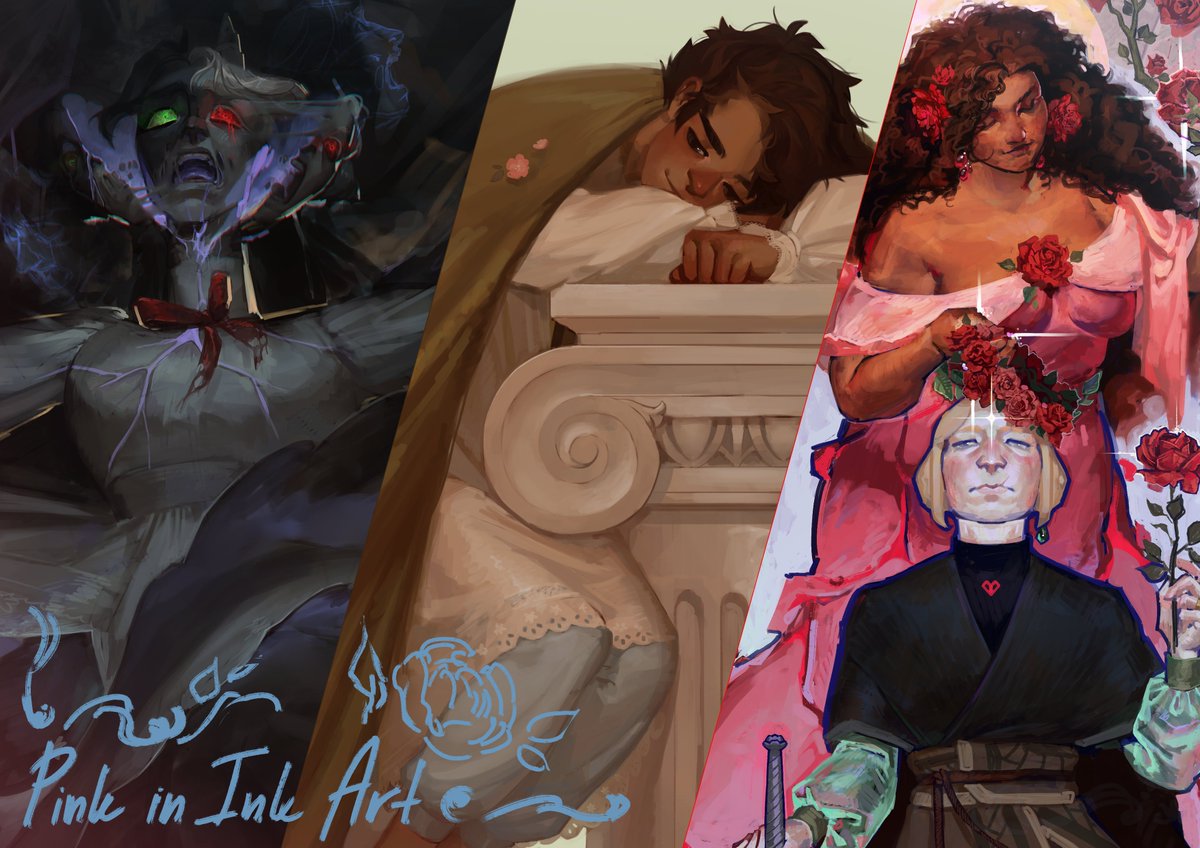 PinkInInk2's tweet image. Heres's a thread of most of my art!