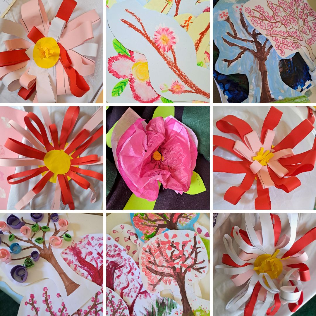 Our Festival of Blossom kicks off this Sat with our exhibition in the Kiln Room. We ❤ these blossom-themed artworks and flowers created by Poplar Primary School. Come & explore if you're walking past the Snuff Mill. It's lovely to see such creativity. Open daily from 9am - 5pm🌸