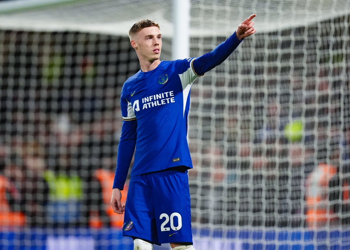 Cole Palmer joins Frank Lampard, Jimmy Floyd Hasselbaink and Gianluca Vialli as the only Chelsea players to have scored four goals in a Premier League game.🧊