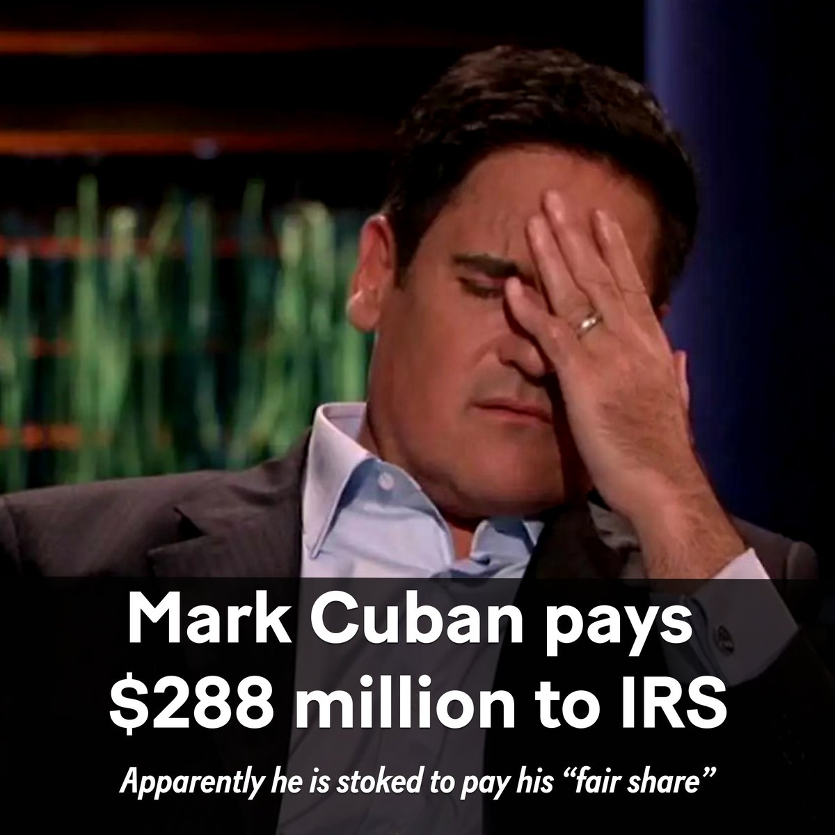 📣'Proud to contribute!'💸 Mark Cuban openly shared a colossal $288 million tax payment to the IRS, embracing his duty as a citizen. Despite his pride and transparency, reactions were mixed. What's your take on this bold declaration? #MarkCuban #TaxSeason #CitizenshipDuty