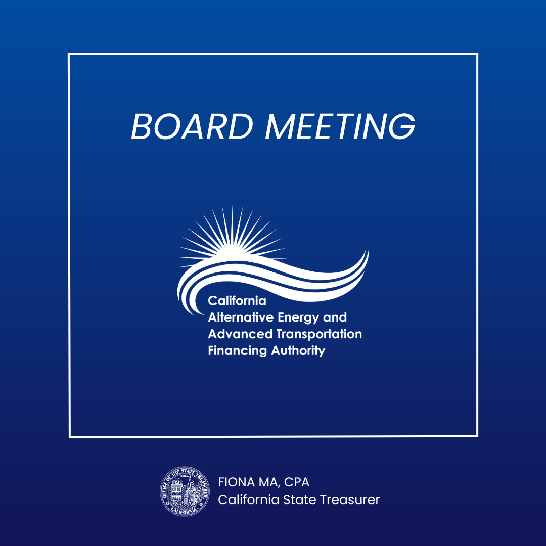 CAEATFA board meets Tuesday, 4/16, 10:30 AM. Board considers new clean energy measures for GoGreen business & multifamily residential projects: Solar + battery, microgrid, refrigeration, EV charging. More info: treasurer.ca.gov/caeatfa/meeting.