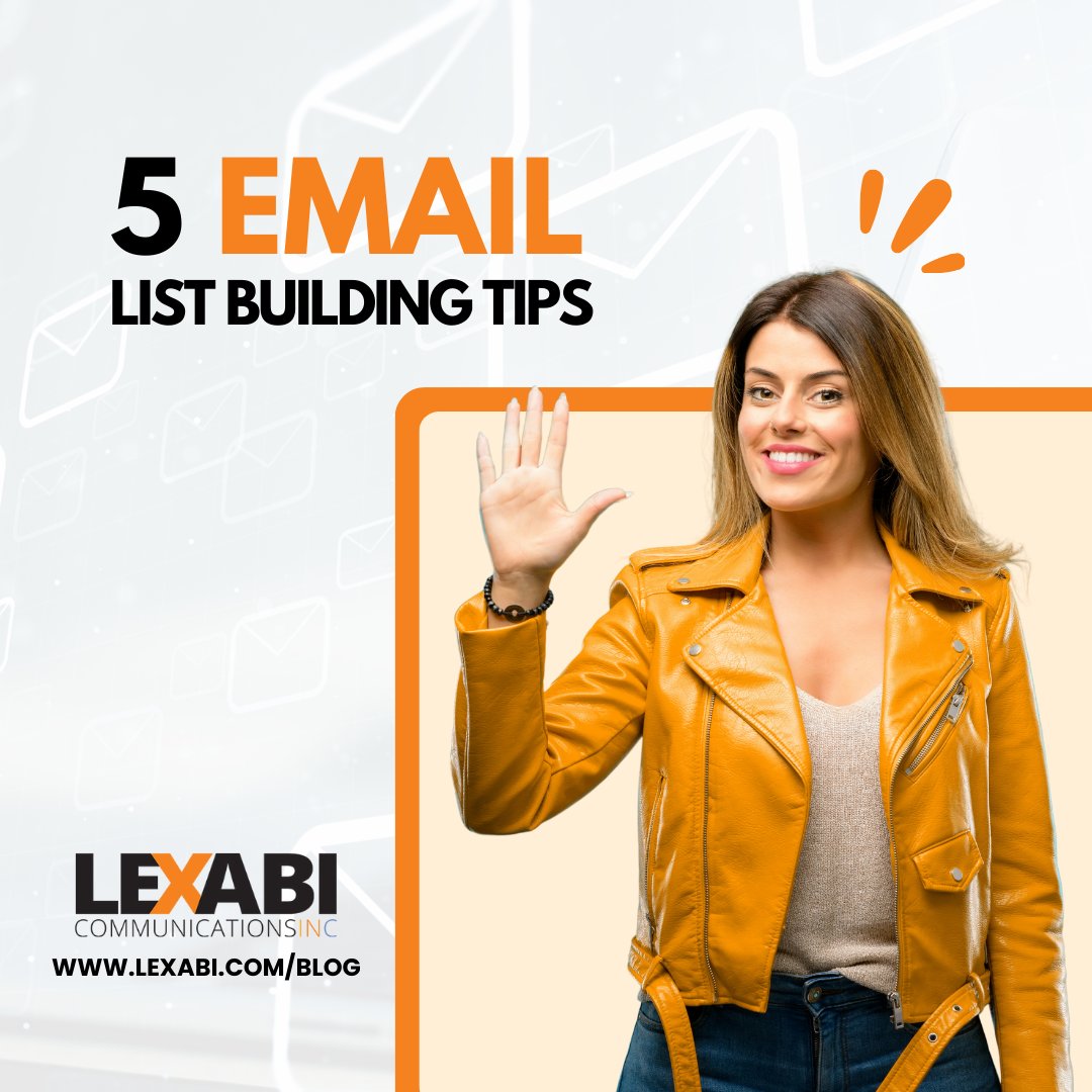 Unlock the secrets to effective Email List Building with Lexabi's expert tips! 📧  lexabi.com/email-marketin…

#lexabi #lexabicommunications #SocialMedia #LexabiSocial  #EmailMarketing #ListBuildingTips