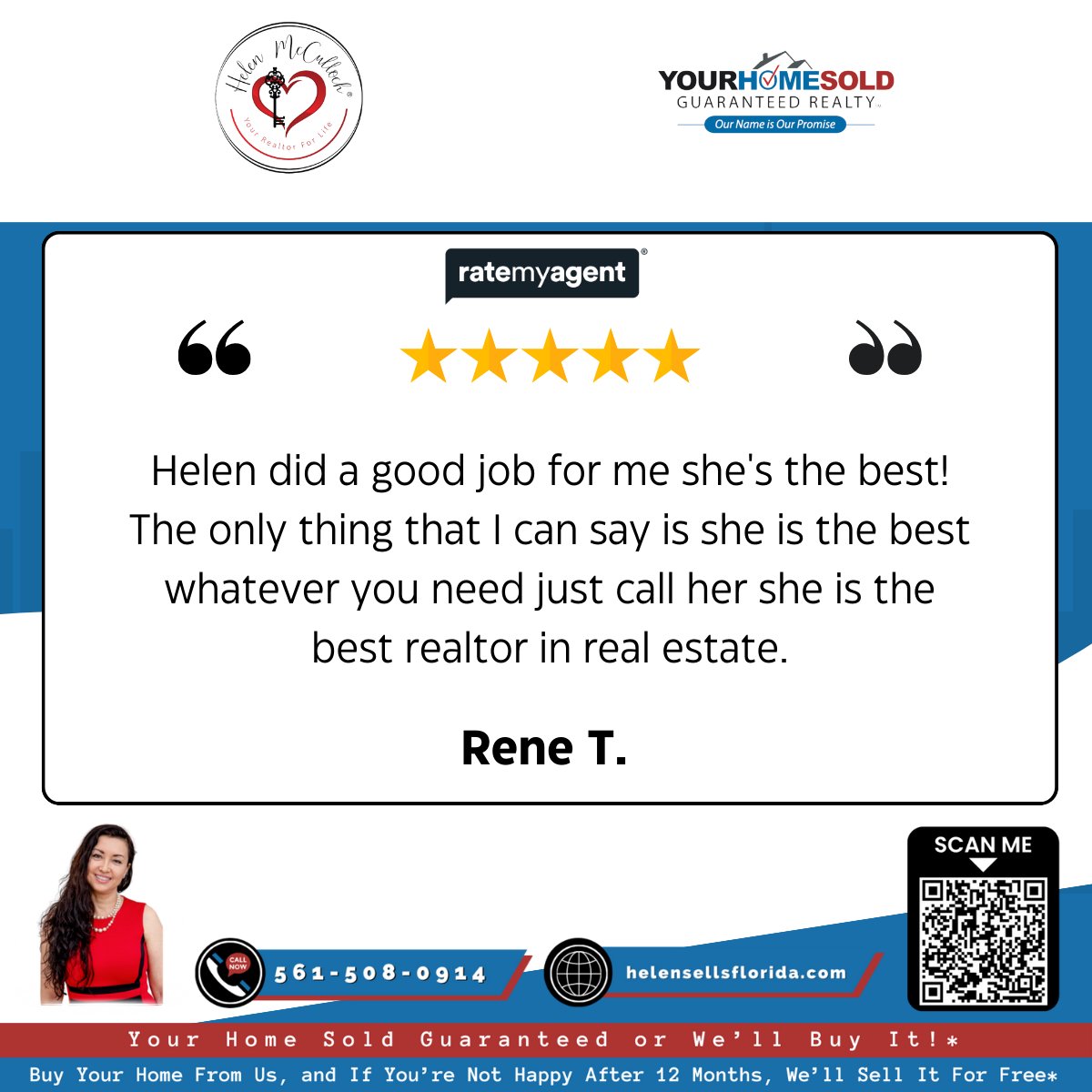 ⭐⭐⭐⭐⭐
The Best Realtor!

'𝙔𝙤𝙪𝙧 𝙍𝙚𝙖𝙡𝙩𝙤𝙧 𝙁𝙤𝙧 𝙇𝙞𝙛𝙚!'

Call 📞561-508-0914 or Click👉 bit.ly/3S9VQp7 for your real estate needs!

#FiveStarReview #RealEstateReviews #Realtor #RealtorFL #RealEstateFlorida #RealEstateFL #RealEstateAgent #FloridaRealtor