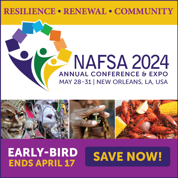 #NAFSA 2024 Early-Bird Registration Ends Wednesday! Save $150 USD through April 17 for the International Education Event of the Year! Convene with thousands of IE leaders, learners, and changemakers. Register: bit.ly/3uSV2O3 Hotels: bit.ly/3uFZm