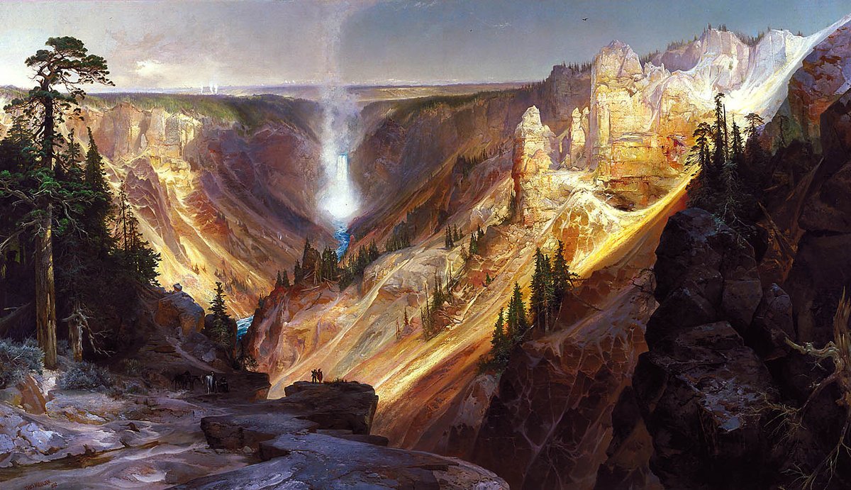 Happy World Art Day! Interior manages one of the world's largest museum collections, including over 101,000 works of art. Thomas Moran painted “The Grand Canyon of the Yellowstone” in 1872 and directly contributed to the protection of the world’s first national park.