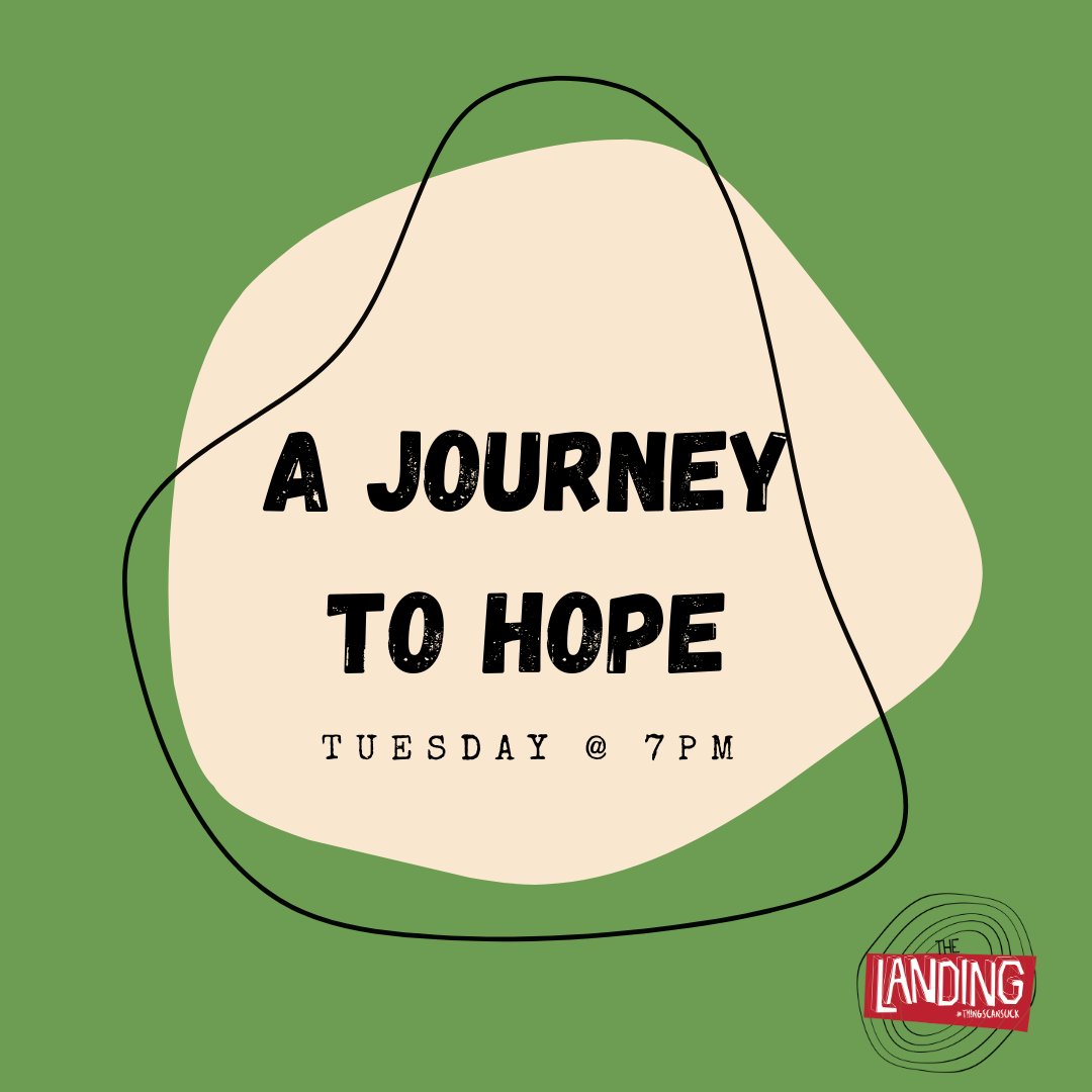 thingscansuck's tweet image. You don’t have to feel this way forever.  Join us this Tuesday for a chance to connect with other students, have some snacks, and hear a special message of hope from Pastor Rusty. #thingscansuck #helpishere
The Landing
Tuesdays at 7pm
@nhclorton