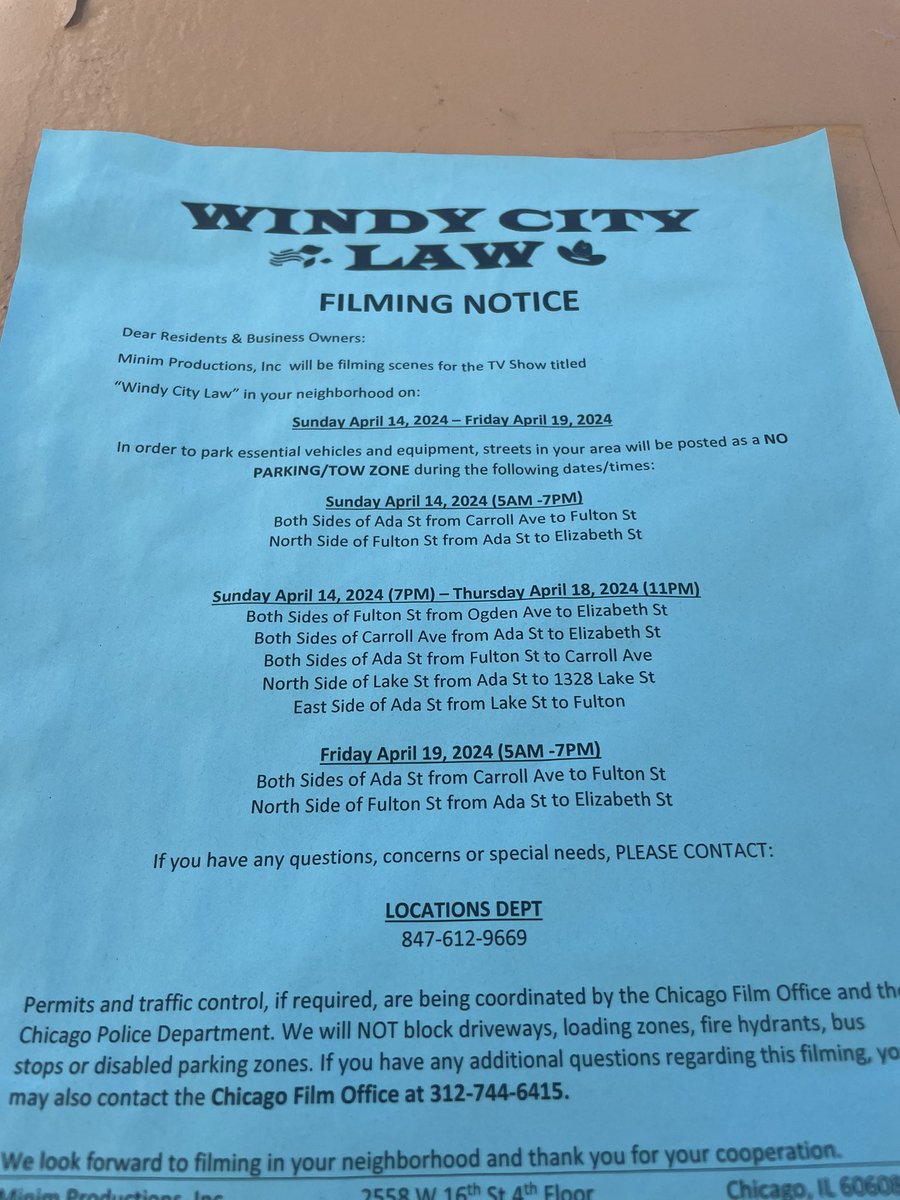 Lentilicious's tweet photo. @filming_chicago they will be here all week - huge production compared to first two seasons … https://t.co/1iUCshBRbp
