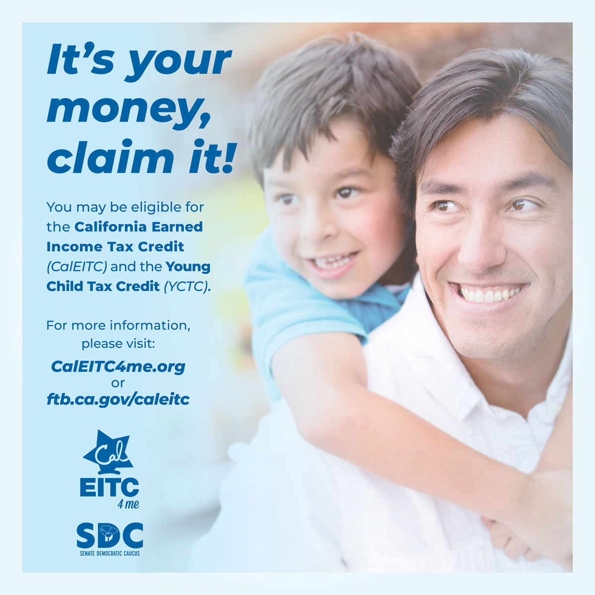 TODAY IS TAX DAY and it’s not too late to get $$ back! Those who qualify for the #CalEITC & the Young Child Tax Credit may qualify for free tax preparation assistance. Learn more: caleitc4me.org/fileyourtaxes/ #CALeg #Taxes @CalEITC4Me @CalFTB