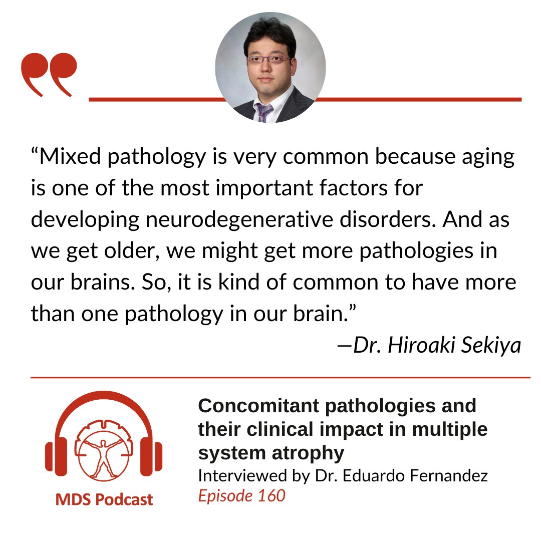 One of the challenges that clinicians face when treating an aging population is the presence of multiple pathologies. Despite this commonality, Dr. Hiroaki Sekiya’s study found that most patients with MSA did not have comorbid pathologies. @MDJ_Journal loom.ly/e5MgEn4