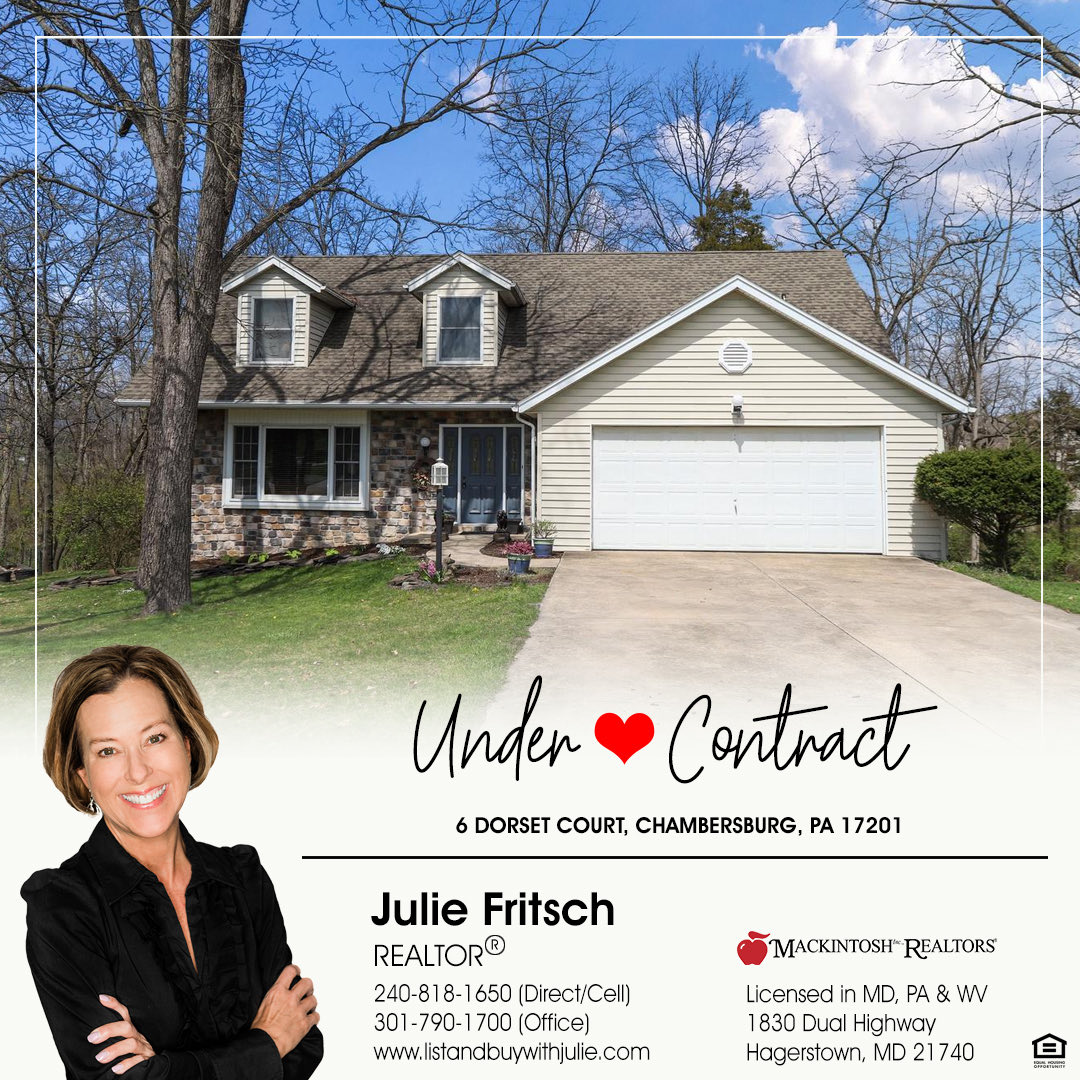 Happy Multiple Offer Monday! Congratulations to my very happy sellers on getting their gorgeous home under contract in just 4 short days. That was fast! Selling the Tristate! #undercontract #multipleoffers #thatwasfast #hothousingmarket #chambersburgpa #themarketismovingareyou