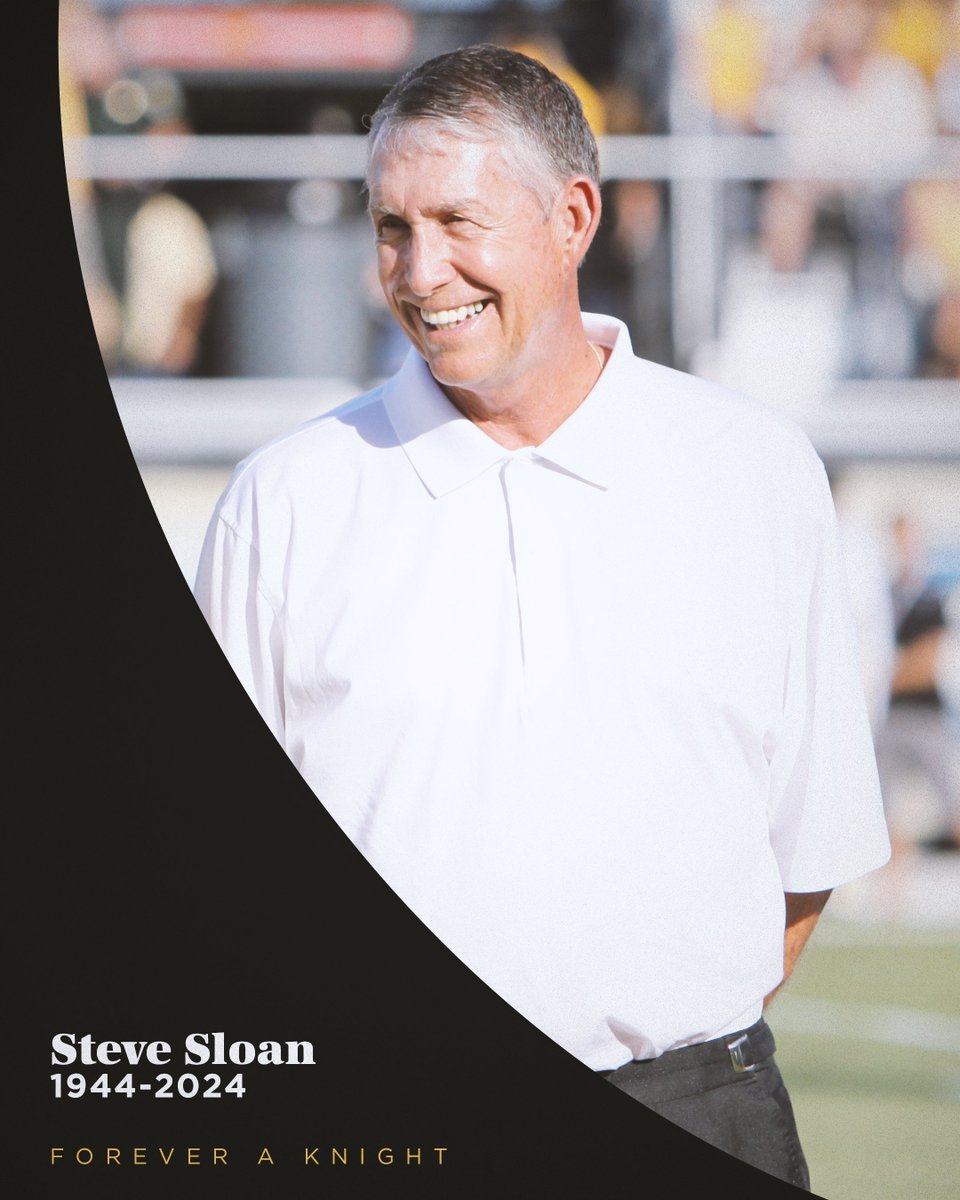 Our leader from 1993-2002 who spearheaded UCF Football’s transition to Division I. We are saddened to hear of the passing of former AD Steve Sloan and send our condolences to his family. 💛