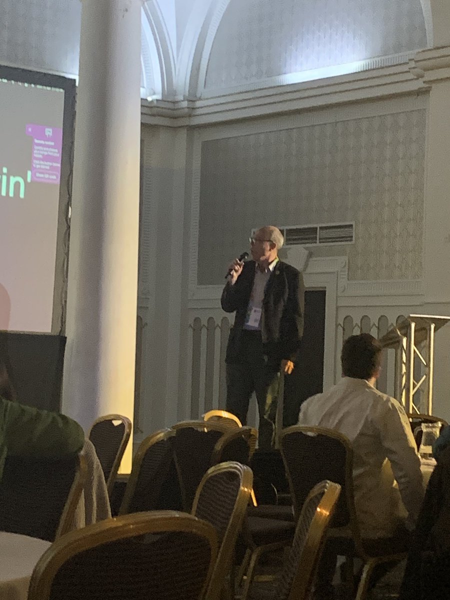 You know it’s #ADC when @RichardEvans40 gets on the microphone 🎤