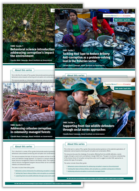 💡 How can social norms and behavior change approaches help practitioners address #corruption in #conservation? This series of four guides, developed by the @BaselInstitute under @TNRCproject, offers practical guidance on potential applications: worldwildlife.org/pages/tnrc-gui…