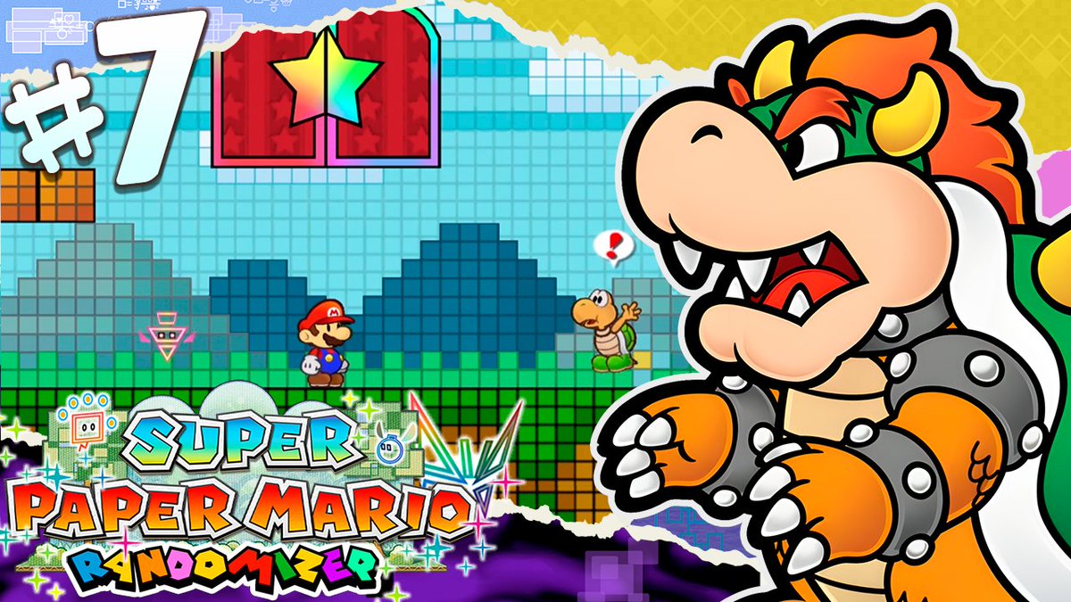 ¡Nuevo episodio de #superpapermario randomizer salido del horno! 🔥 ¡Esta vez luego de dejar el siguiente pure heart y empezar un nuevo capítulo, hubo una breve pero intensa pelea de titanes! 😱
¡Espero lo disfruten en esta tarde calurosa! 
youtube.com/watch?v=iDR2sG…