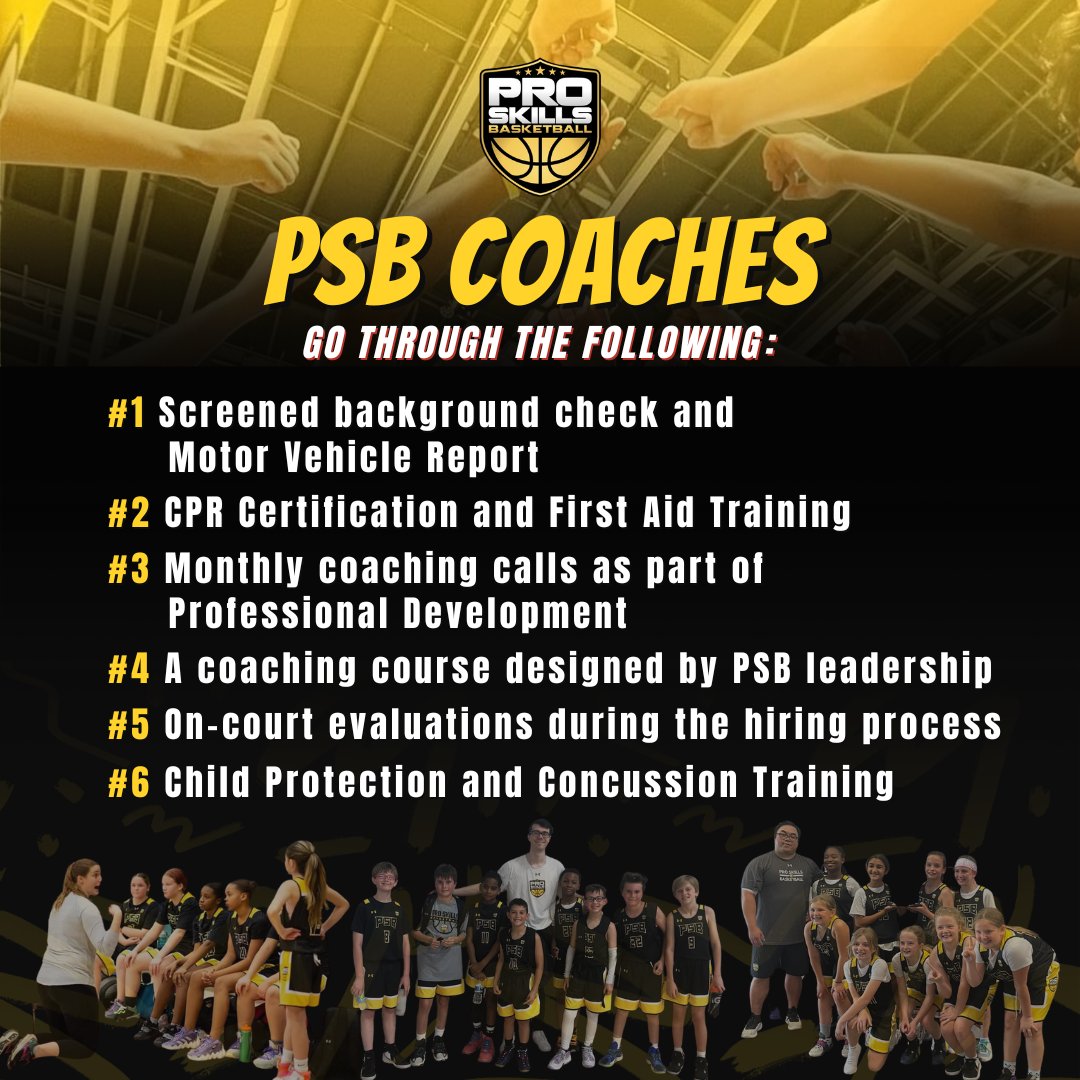 Why PSB? It starts with us… 🏀 We handpick mentors committed to excellence with a passion for developing strong fundamentals and high-character athletes. #Basketball #YouthBasketball #basketballcoaching