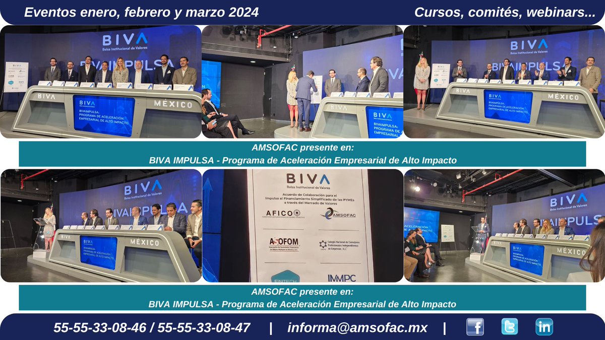 Cerramos primer trimestre, agradecemos a nuestros #asesores, #panelistas, #patrocinadores e #Integrantes
#Gracias por su asistencia y participación en nuestros eventos, sin ustedes no serían posibles.

#AMSOFAC #SocioAMSOFAC #EventosAMSOFAC #Eventos2024 #primertrimestre2024 #ESG