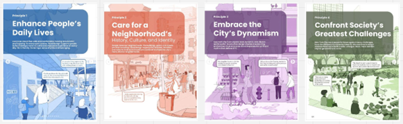 We created a guidebook to help people get involved in the design of NYC’s shared spaces, and show how design can create better cities for everyone.  🌳🚶‍♀️🏙️Check it out at nyc.gov/urbandesign