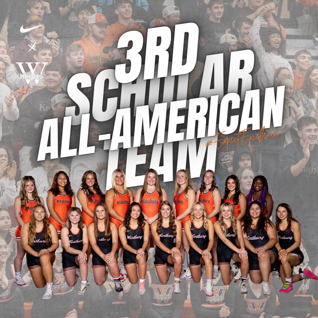 Our women come in at 3rd in the country with a 3.7406 GPA in the NWCA Scholar All-American NCAA Team standings!! This team doesn’t mess around. What a standard they have set in the first year of our program. So incredibly proud of the way they attack everything they do!!