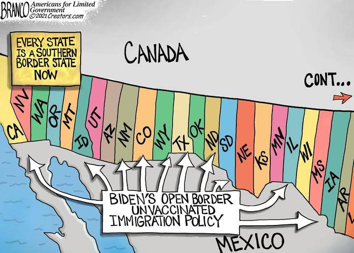 🚨 'The federal government’s inaction at our nation’s borders has led to a crisis with direct impacts upon all fifty states.' — New Hampshire Gov. Chris Sununu. ⚔️Every state is a border state⚔️ @TEXASvsUSA