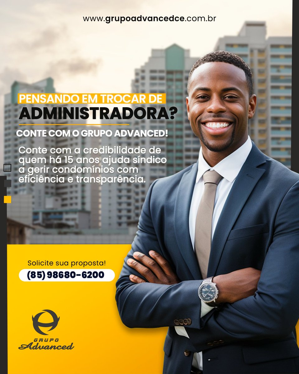 grupoadvanced's tweet photo. Nossos profissionais são experientes e qualificados para garantir os melhores resultados na gestão do seu condomínio.

📲 (85) 98680-6200    📞 (85) 3265-6200
🌐 https://t.co/louEt1NIvy

#administradoradecondominio  #condominio #sindico #GestãoTransparente #fortaleza #ceará https://t.co/EfA6MP2ZzY