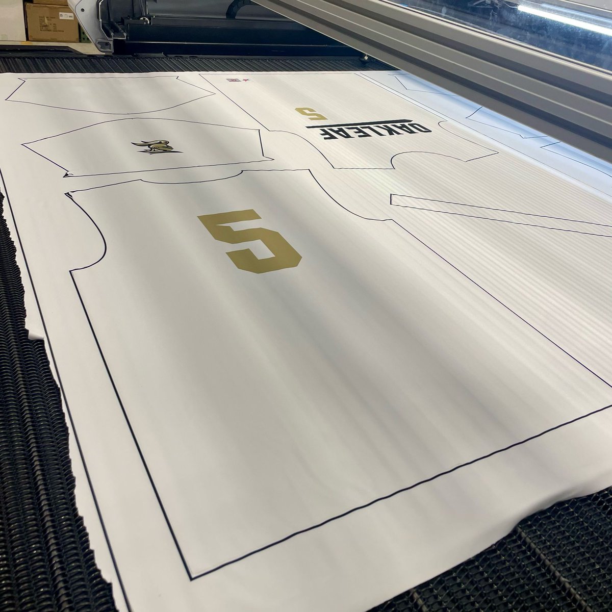 The start of #BakersMade #Sublimated uniforms for @OHSBaseball__!⚔️⚾ These are going to look great on the Oakleaf #Knights! #MadeInTheUSA #HighSchoolBaseball #SportsApparel #SportingGoods #TeamSports #BaseballSeason #Sublimation