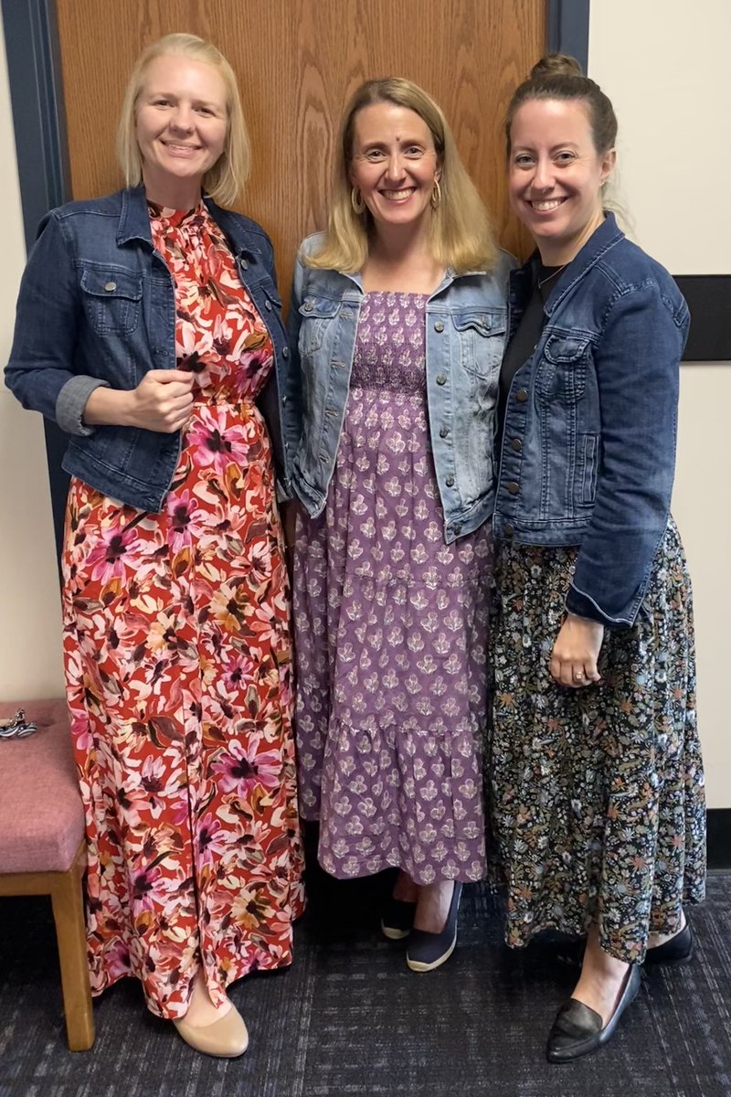 It's officially jean jacket/long dress season!