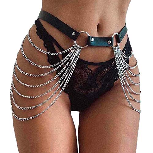 I just received Victray Punk Black Waist Chain Belt Leather Layered Belly Body Chains Rave Body Jewelry Accessories for Women and Girls - Classic from Mutt via Throne. Thank you! throne.com/emmybanksxo #Wishlist #Throne