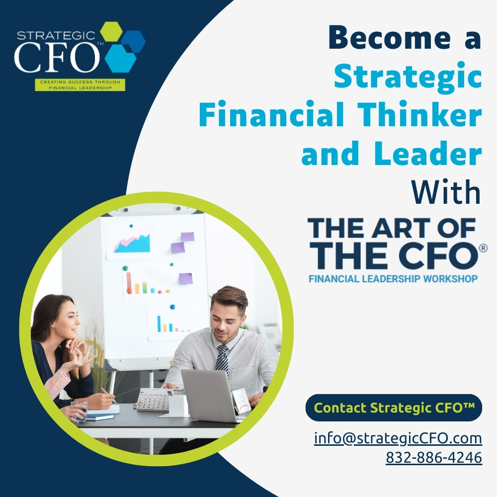 Master financial strategies and leadership skills in 'The Art Of The CFO®' workshop to become a more valuable asset to your organization. Elevate your company's success.

strategiccfo.com/financial-acco…

#nearshoreaccounting #accountingservices