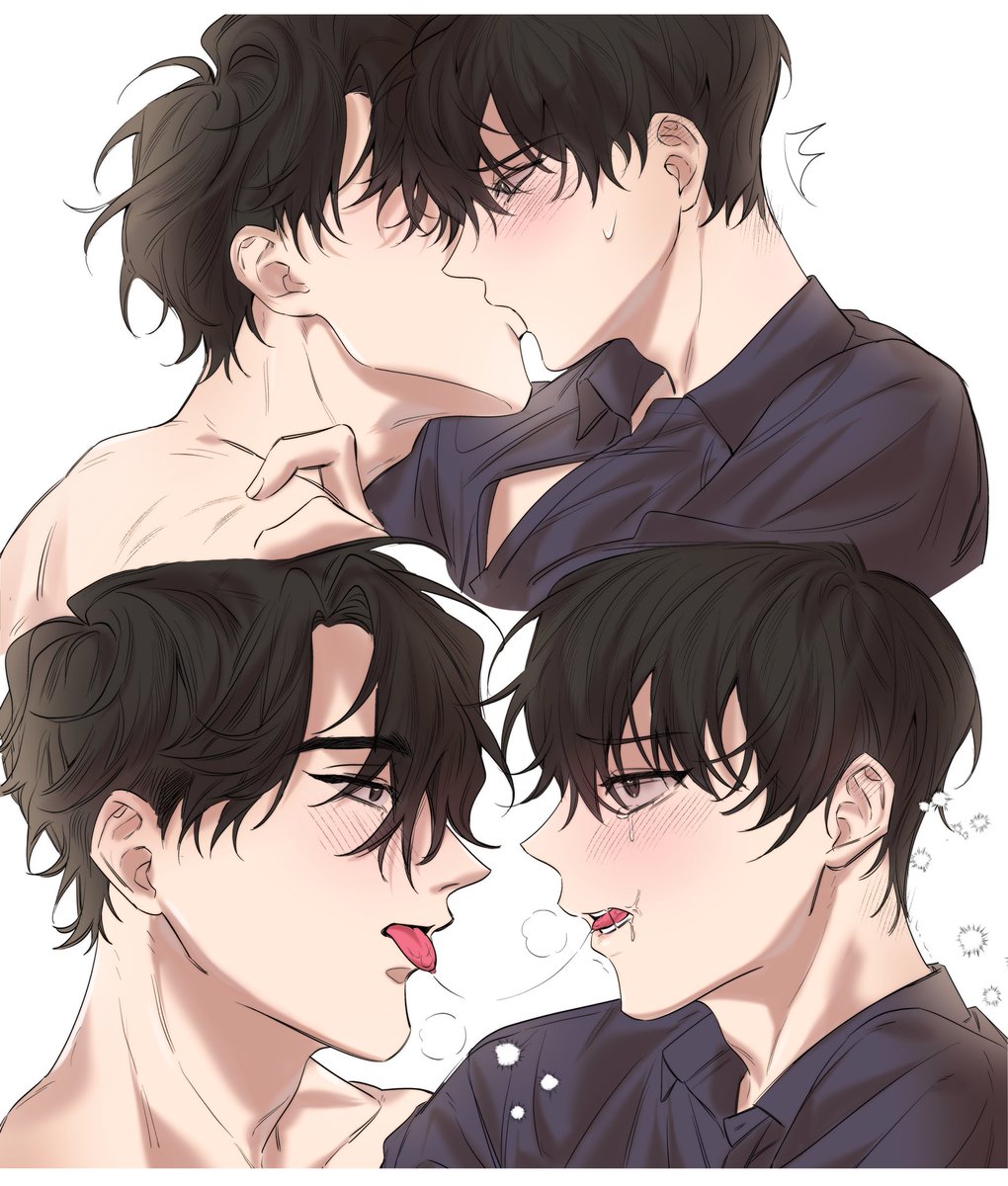 3aKo3_'s tweet photo. #joongdok  kiss https://t.co/e7IvcjSMeI