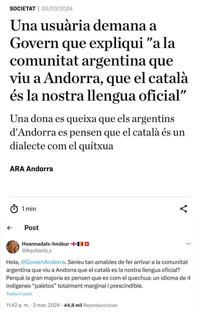 Aquitania_s's tweet photo. Gràcies, @GovernAndorra per la vostra decisió. Espero haver estat un granet de sorra en aquesta lluita 💪. https://t.co/fWjADRkNcW